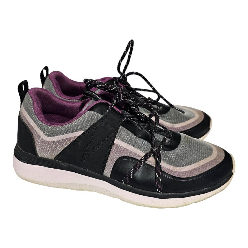 VIONIC Austyn Sneaker Athletic Comfort Running Shoe Black‎ Purple - Size 10